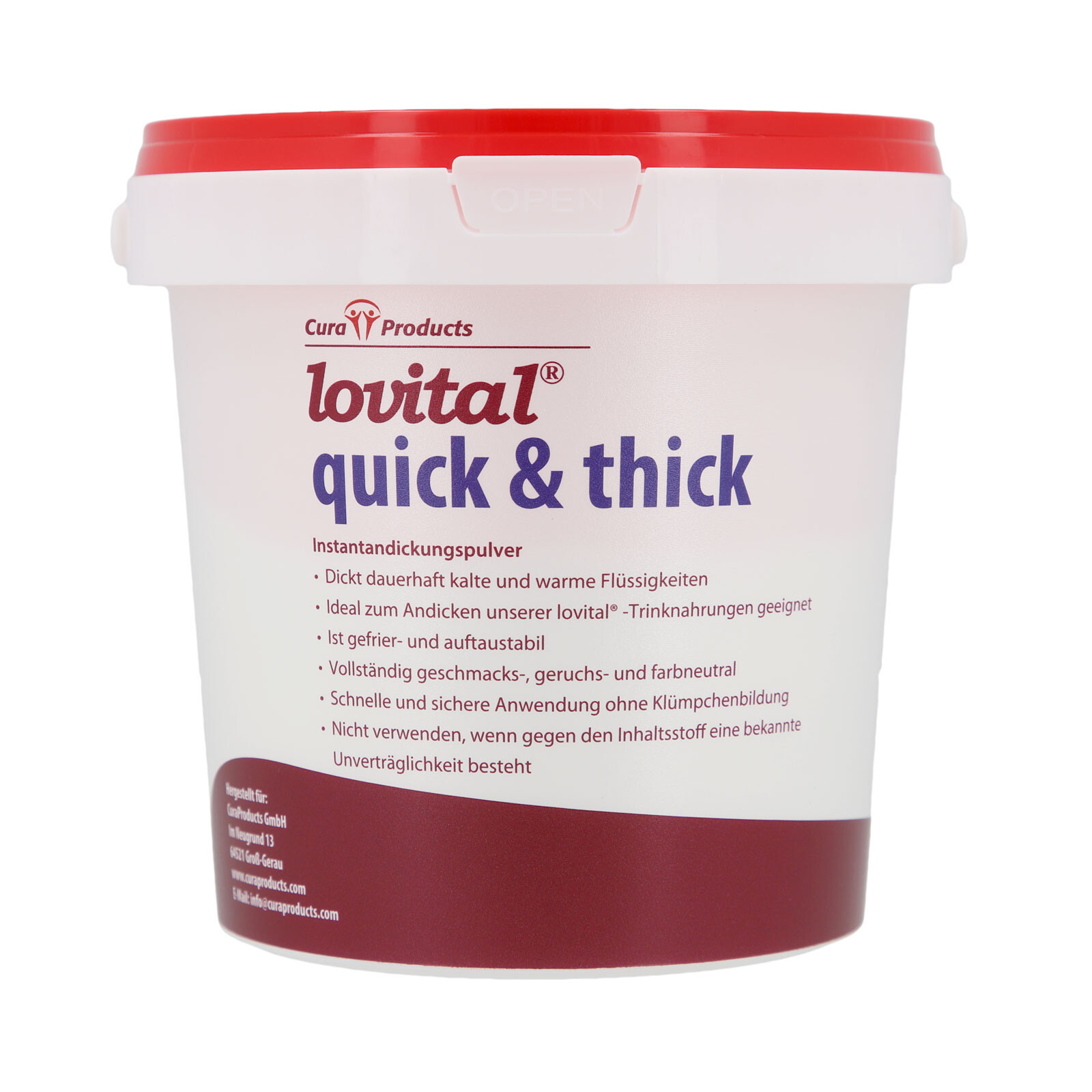 andickungspulver lovital quick & thick