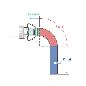 Shiley Tracheosoft XLTCD mit Cuff / distal verlängert, REF 60XLTCD - Größe 6