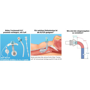 Shiley Tracheosoft XLTCP mit Cuff / proximal...