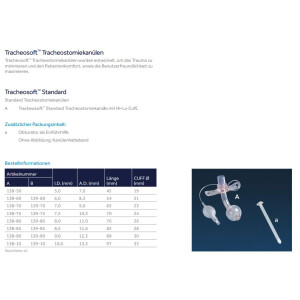 Tracheosoft Standard mit Hi-Lo Cuff, REF 138, ab...