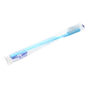 Meditrade Einmalzahnbürste mit Zahnpasta, blau - 100 Stück