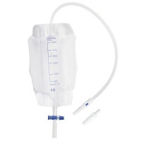 CARE FLOW UB 500, steriler 3-Kammer Beinbeutel, REF 04/01/500/50/GHC - Länge 50cm