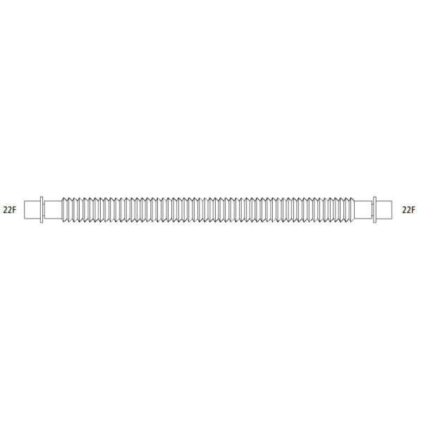 DARMONIA ausziehbarer Polypropylen-Schlauch 57-200cm - 25 Stück