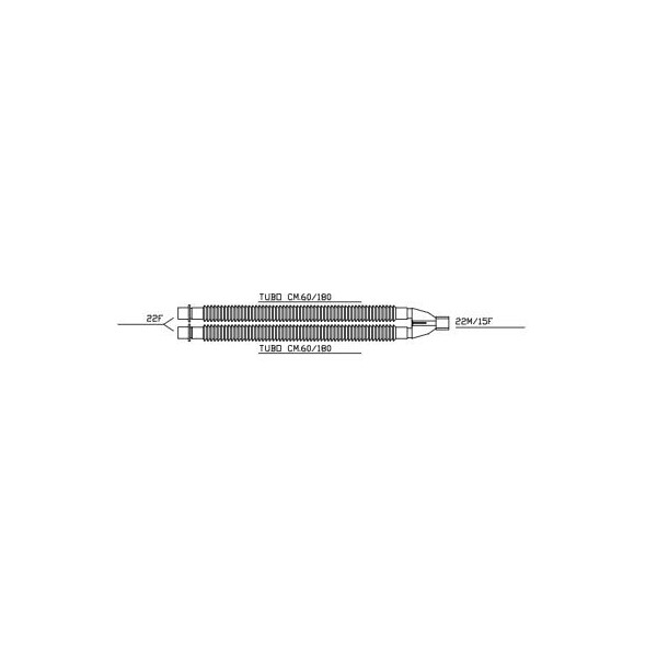 Covidien ausziehbare Polypropylen (PP) Beatmungsschlauchsysteme für Erwachsene, 60/180cm - ab 1 Stück