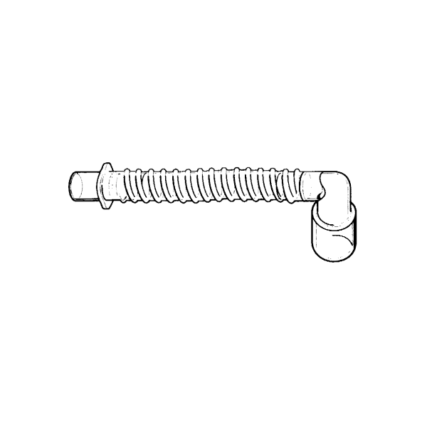 DAR PVC-Tubusverlängerung 10cm, 22F, rechtwinklig, 90°-Konnektor - 25 Stück