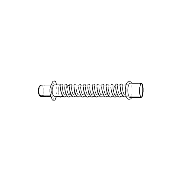 DAR PVC-Tubusverlängerung 15cm, 22F (15F), gerader Konnektor - 25 Stück