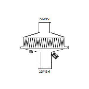 DAR Sterivent S Filter 22M/22F mechanisch - ab 1 Stück