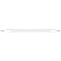 Covidien spiralverstärkte PVC-Schläuche, 10 Stück, 22mm Konnektor - 180cm