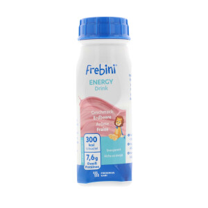 Frebini Energy Drink 4x200ml - Erdbeere