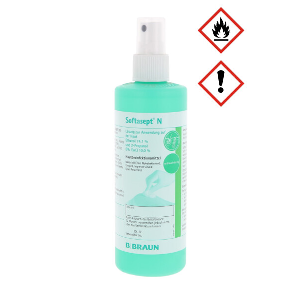 Softasept N farblos Sprühflasche - 250ml