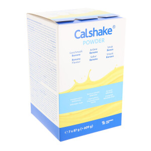 Calshake Pulver, 7x87g, 1,9Kcal/ml - Banane