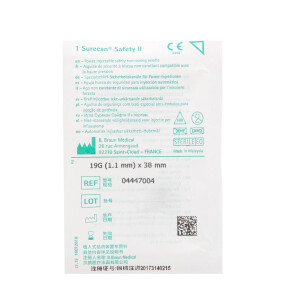 Surecan Safety II Sicherheitsportkanüle - 19G x 38mm