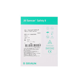Surecan Safety II Sicherheitsportkanüle - 19G x 38mm