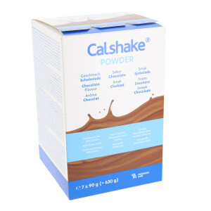 Calshake Pulver, 7x90g, 1,9Kcal/ml - Schokolade