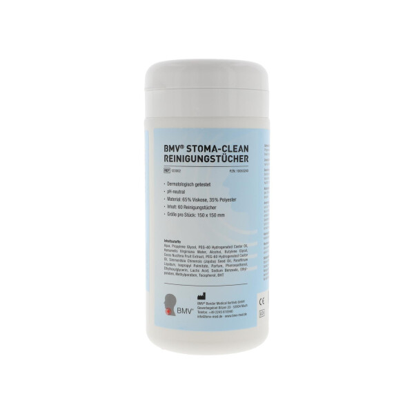 BMV Reinigungstücher Stoma-Clean - 60 Tücher