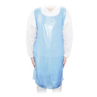 MaiMed Apron PE Einweg Schutzschürzen, blau oder weiß - Verschiedene Stärken