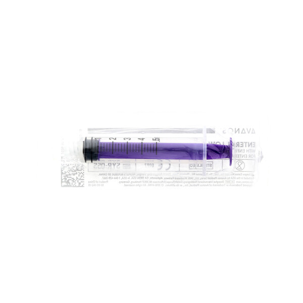 Avanos ENFit Enterale Spritze mit Low-Dose-Tip, REF SYR-05S, 5ml - 1 Stück