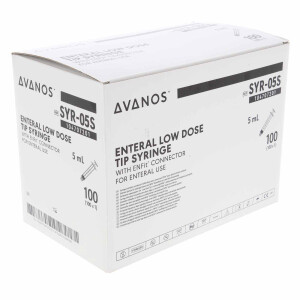 Avanos ENFit Enterale Spritze mit Low-Dose-Tip 5ml - 100...