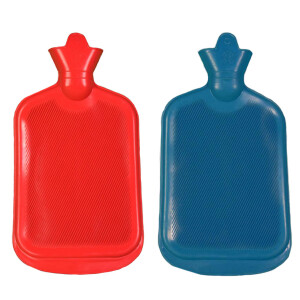 Wärmflasche Gummi mit Schraubverschluss, 2 Liter -...