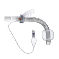 TRACOE vario XL Tracheostomiekanüle mit Cuff, extra lang, spiralverstärkt REF 451-07 - Größe 7