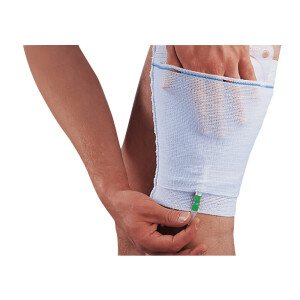 Urimed Fix Beinmanschette, 5 Stück - Medium (Blau)