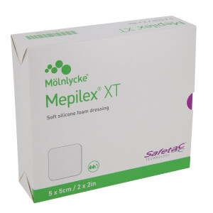 Mepilex XT Schaumverband, 5 Stück - 5x5cm