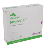 Mepilex XT Schaumverband, 5 Stück - 5x5cm
