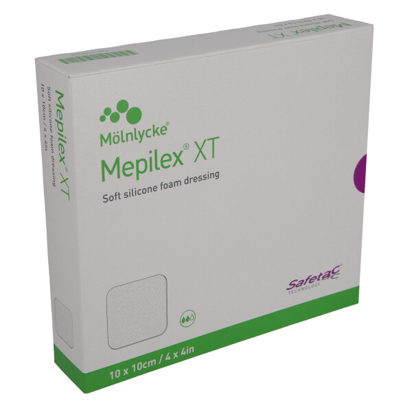 Mepilex XT Schaumverband, 5 Stück - 10x10cm