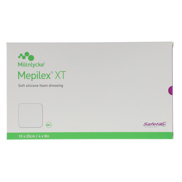 Mepilex XT Schaumverband, 5 Stück - 10x20cm