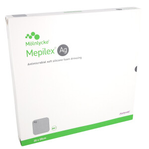 Mepilex Ag Schaumverband 5 Stück - 20x20cm