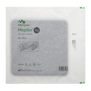 Mepilex Ag Schaumverband 5 Stück - 20x20cm