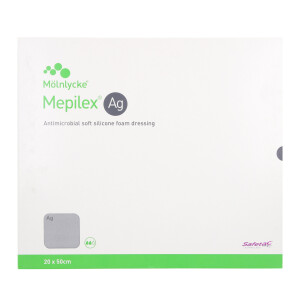 Mepilex Ag Schaumverband 2 Stück - 20x50cm