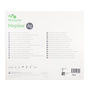 Mepilex Ag Schaumverband 2 Stück - 20x50cm