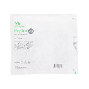 Mepilex Ag Schaumverband 2 Stück - 20x50cm