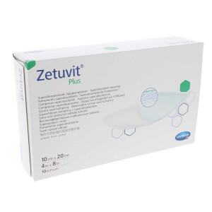 Zetuvit Plus Sterile Saugkompressen 10 Stück - 10x20cm