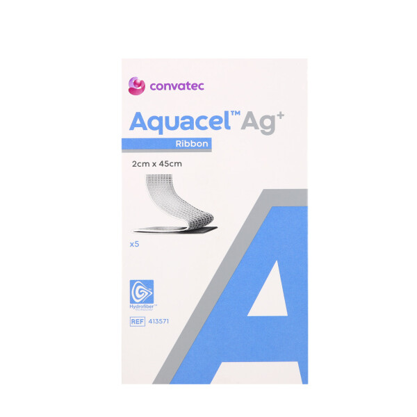 Aquacel Ag+ Tamponade 5 Stück - verschiedene Maße