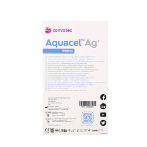 Aquacel Ag+ Tamponade, 5 Stück - 2x45cm