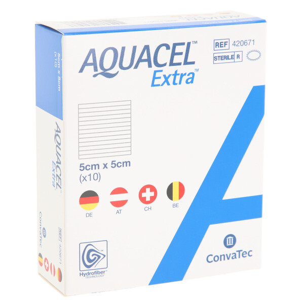 Aquacel Extra Wundauflage ab 5 Stück - verschiedene Größen