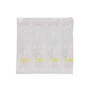 Safety-Multifly-Kanülen 120 Stück - 20G (Farbe: Gelb) 80mm