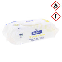 Bacillol 30 Sensitive Tissues, Schnell-Desinfektionstücher, im Flowpack - 80 Tücher