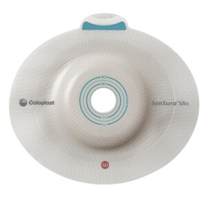 SenSura Mio Konvex Click Basisplatte mit Gürtelbefestigung, 5 Stück - RR 60mm, Ø 31mm
