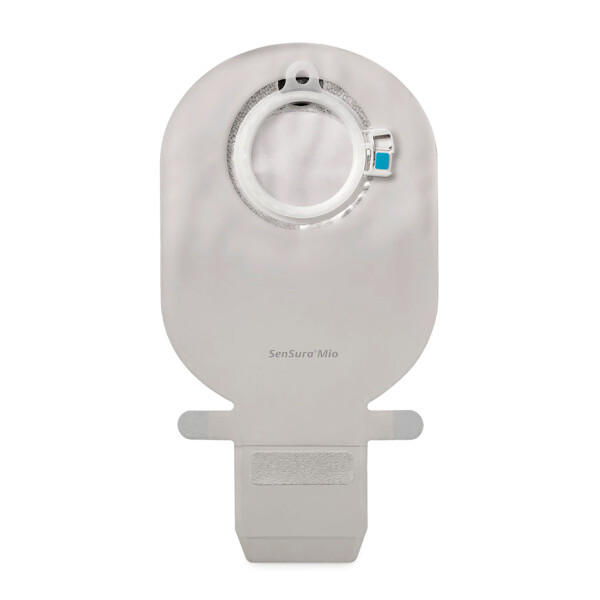 SenSura Mio Click Ausstreifbeutel, 380ml, lichtgrau, Kontrollfenster, 30 Stück - RR 50mm