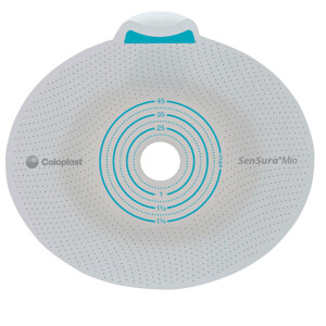 SenSura Mio Flex Basisplatte, plan, ohne Gürtelbefestigung, 10 Stück - RR 90mm, Ø 10-88mm