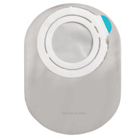SenSura Mio Flex geschlossener Beutel, 820ml, lichtgrau, Kontrollfenster, 30 Stück - RR 90mm