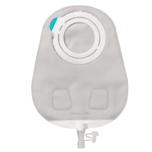 SenSura Mio Flex Uro Mehrkammerbeutel, 430ml, lichtgrau, Kontrollfenster, 30 Stück - RR 35mm