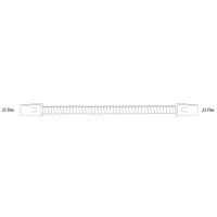Covidien spiralverstärkte PVC-Schläuche, 10 Stück, 22mm Konnektor - verschiedene Längen