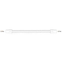 Covidien spiralverstärkte PVC-Schläuche, 10 Stück, 22mm Konnektor - Verschiedene Längen