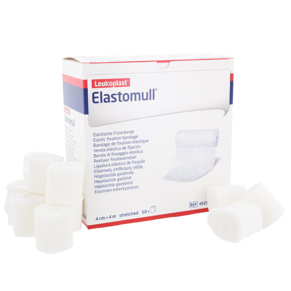 Elastomull elastische Fixierbinden, 50 Stück - 4cm x 4m