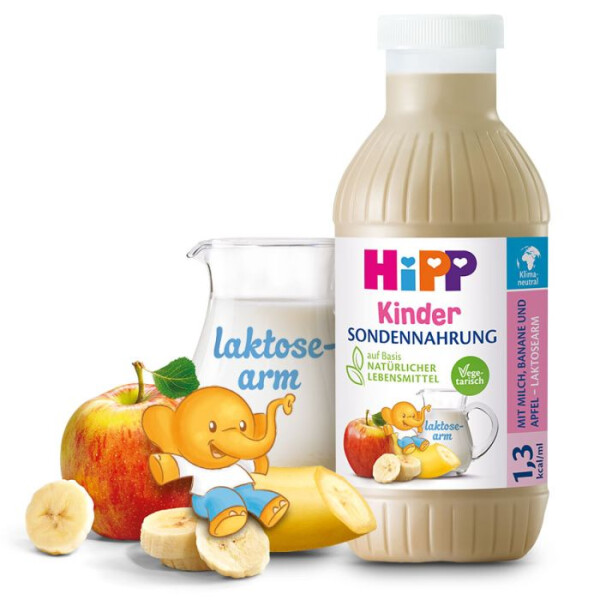 Hipp Kinder-Sondennahrung 1,3kcal/ml 12x500ml laktosearm - Milch-Banane-Apfel