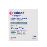 Cutimed Sorbact Kompressen, 42 Stück - 7x9cm